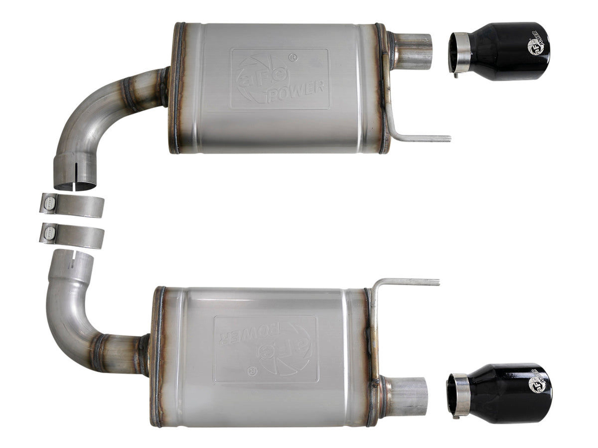 aFe MACH Force-Xp Axle-Back Exhaust System Ford Mustang GT 15-17 V8-5.0L