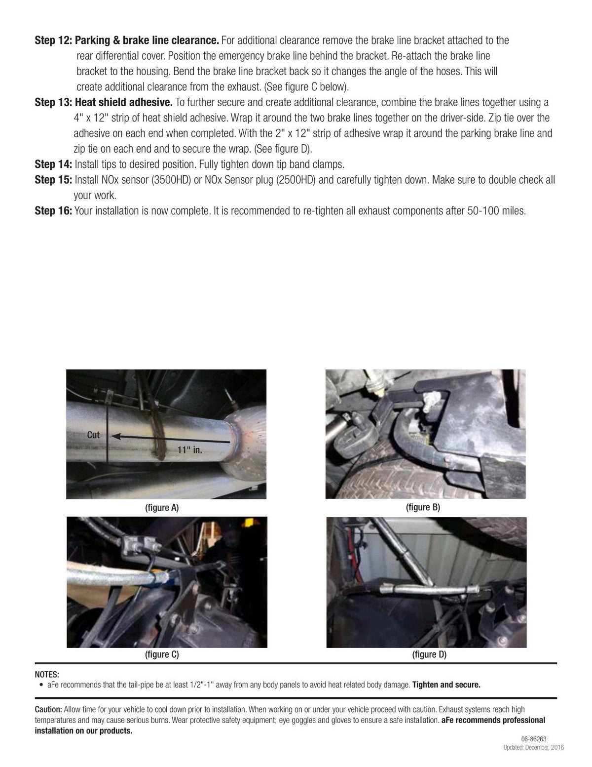 aFe LARGE Bore HD 4in Dual DPF-Back SS Exhaust w/Black Tip 16-17 GM Diesel Truck V8-6.6L (td) LML