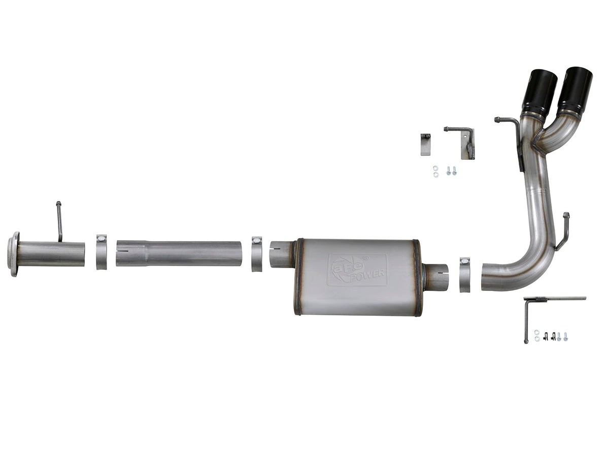 aFe MACH Force-Xp 3in 409 SS Cat-Back Exhaust w/ Black Tips 17-18 GM Colorado/Canyon V6-3.6L