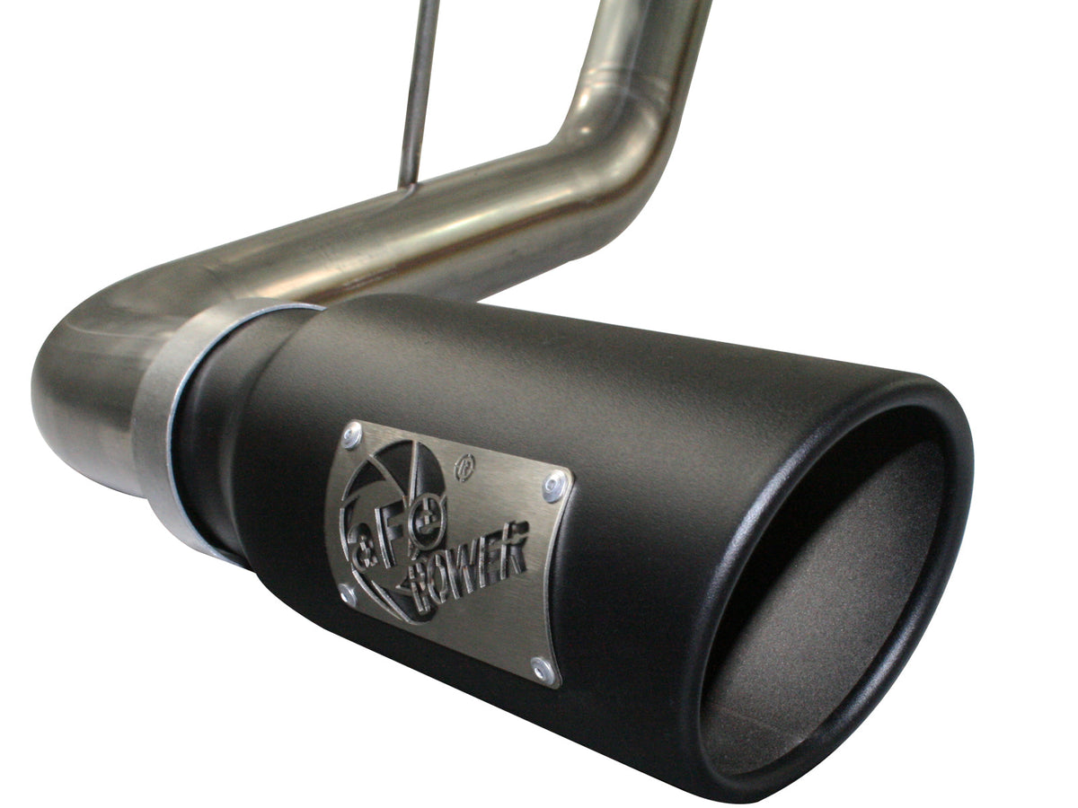 aFe MACH Force XP Exhausts Cat-Back SS-409 EXH CB Toyota Tundra 10-11 V8-5.7L 145.7 WB (blk tip)