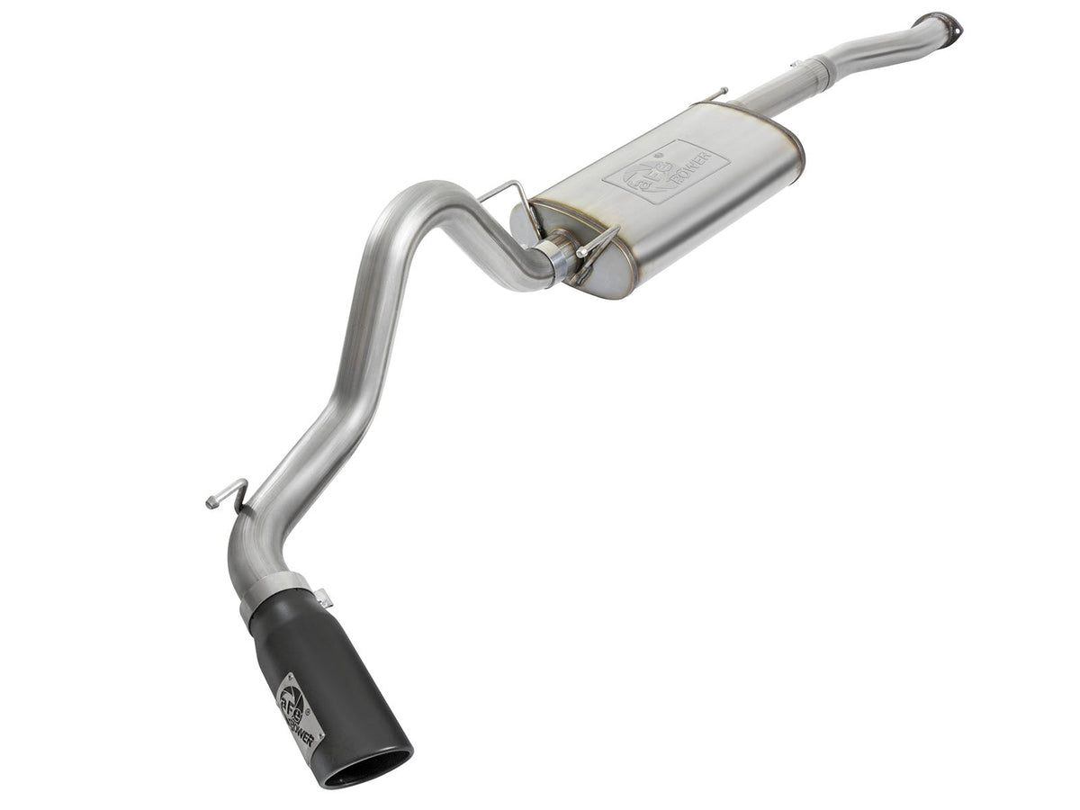 aFe MACHForce XP Cat-Back SS w/Black Tips 16 Toyota Tacoma V6-3.5L