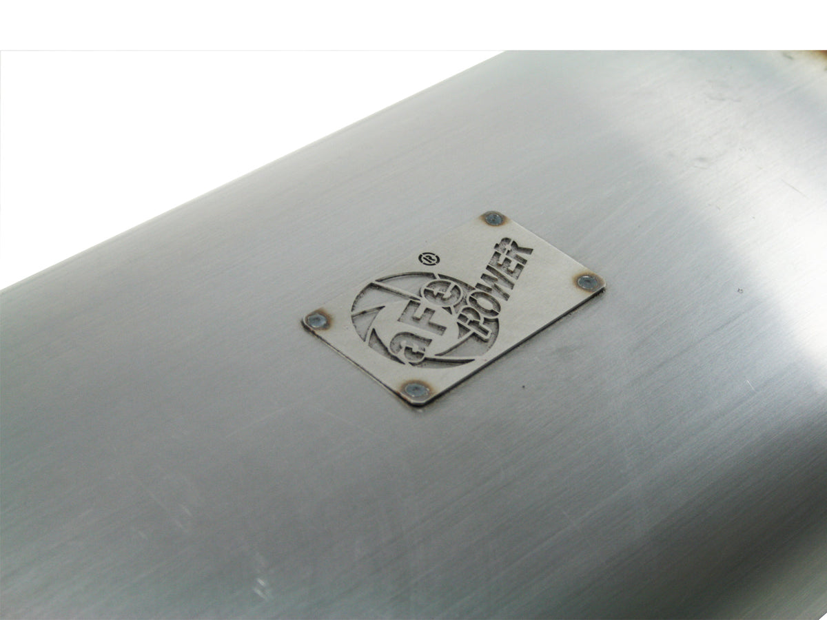 aFe MACH Force XP Exhaust Cat-Back 2.5/3in SS-409 w/ Polished Tip 04-12 Nissan Titan V8 5.6L