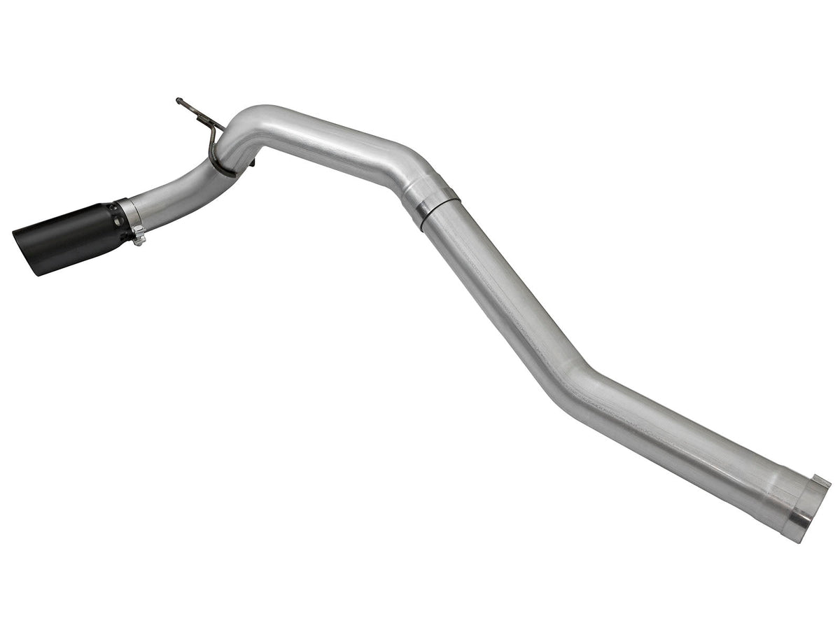 aFe LARGE Bore HD DPF-Back SS Exhaust w/ Black Tip 2016 Nissan Titan XD V8-5.0L (td)