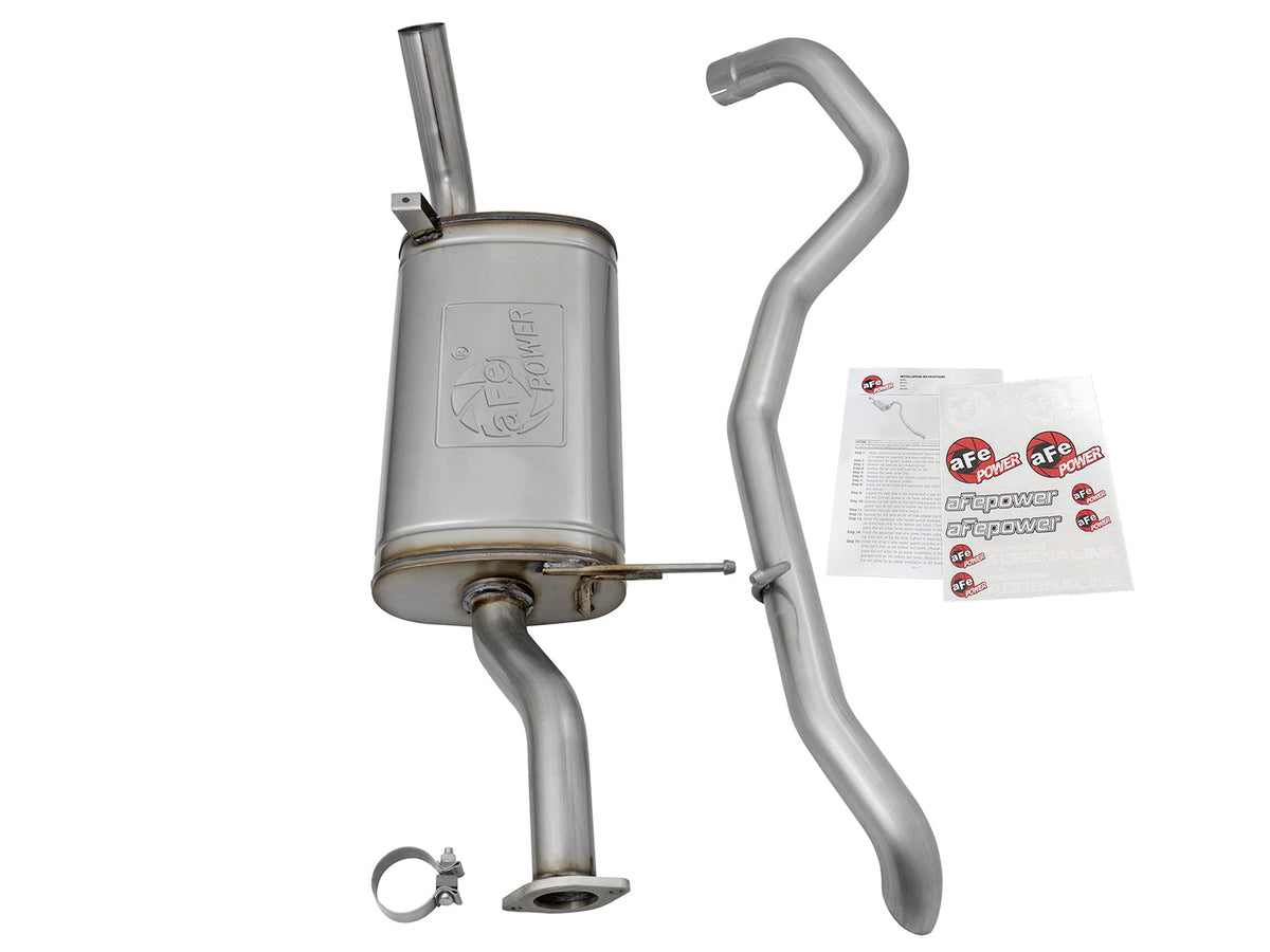 aFe MACH Force XP 2-1/2in 409 SS Cat Back Exhaust 2001-2016 Nissan Patrol (Y61) I6-4.8L 4 Door