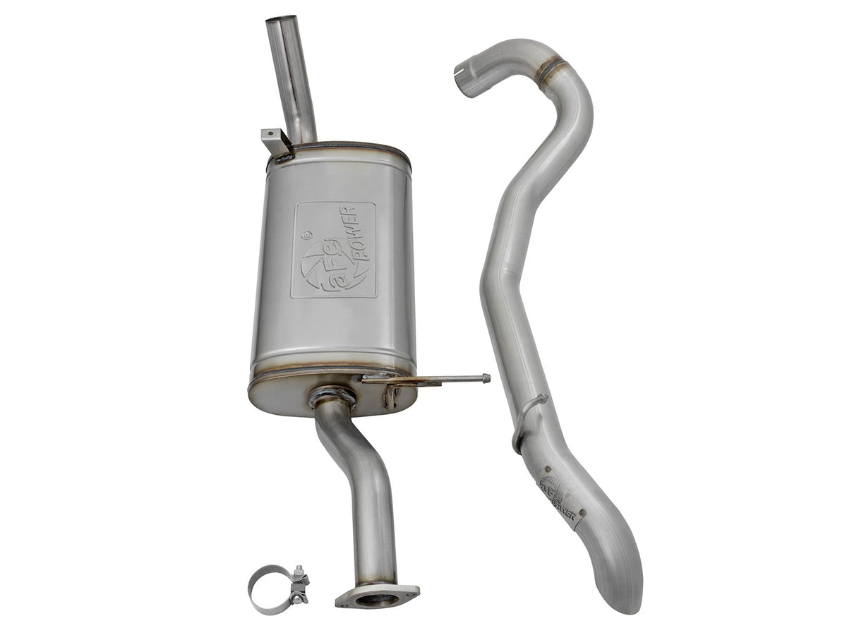 aFe MACH Force XP 3in SS Cat-Back Hi Tuck Exhaust 97-16 Nissan Patrol (Y61) I6-4.8L