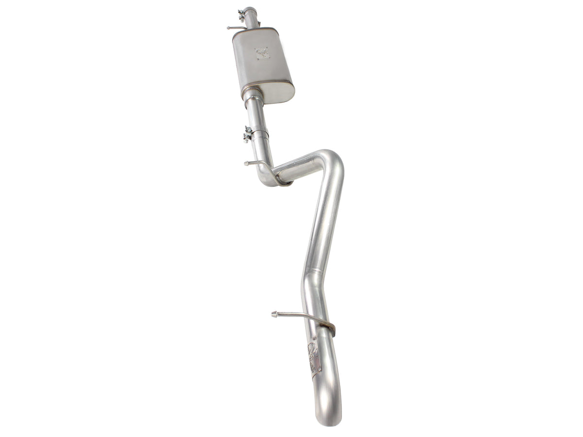 aFe MACH Force XP Exhaust Cat-Back 3in SS-409 Hi-Tuck inRBin 12-14 Jeep Wrangler Unlimited V6 4Dr