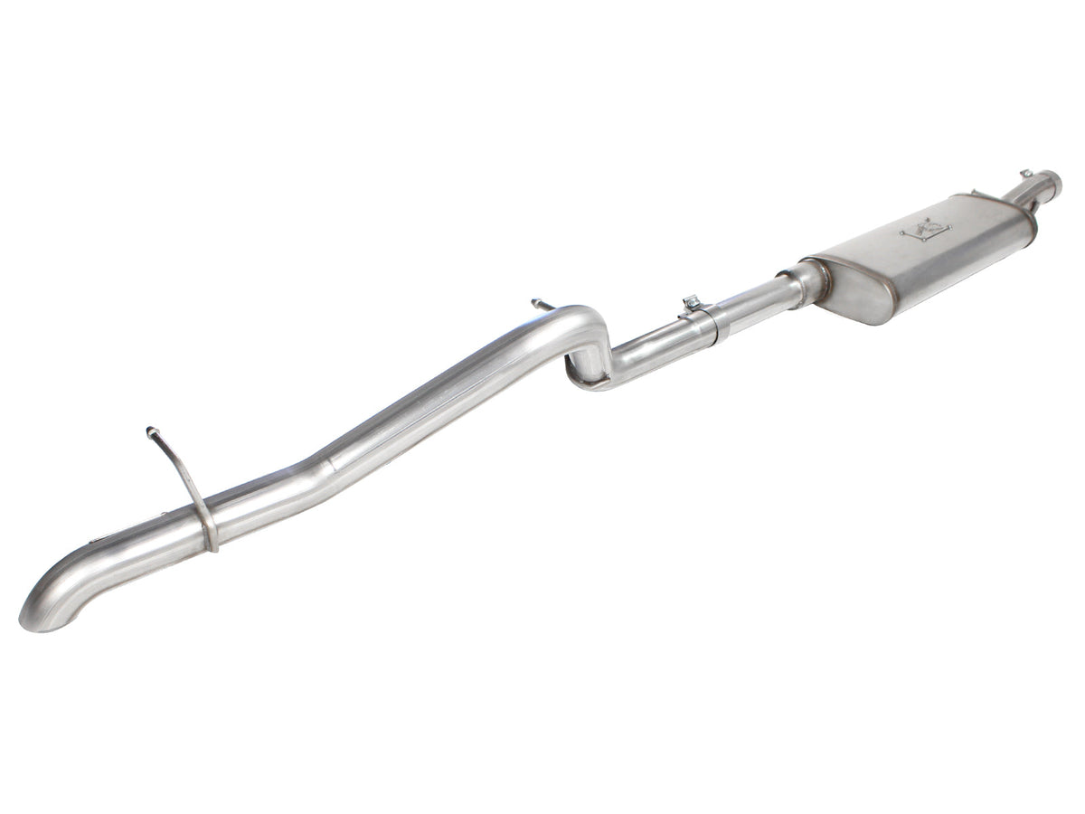 aFe MACH Force XP Exhaust Cat-Back 3in SS-409 Hi-Tuck inRBin 12-14 Jeep Wrangler Unlimited V6 4Dr