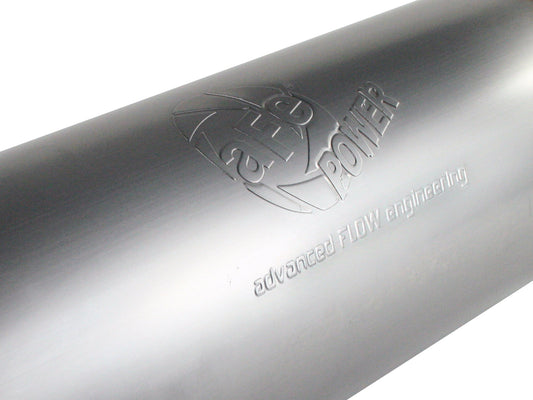 aFe MACH Force XP Exhausts Mufflers SS-409 EXH Muffler 4 ID In/Out 8 Dia