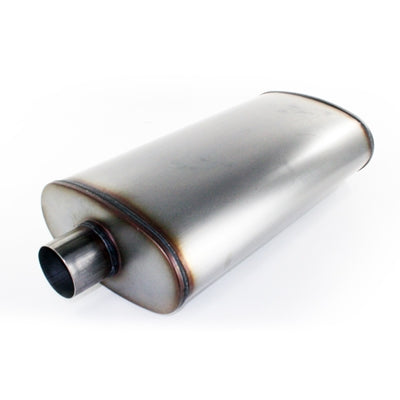 aFe MACH Force XP Exhausts Mufflers SS-409 EXH Muffler 3In/Out 5x11 Body Brushed
