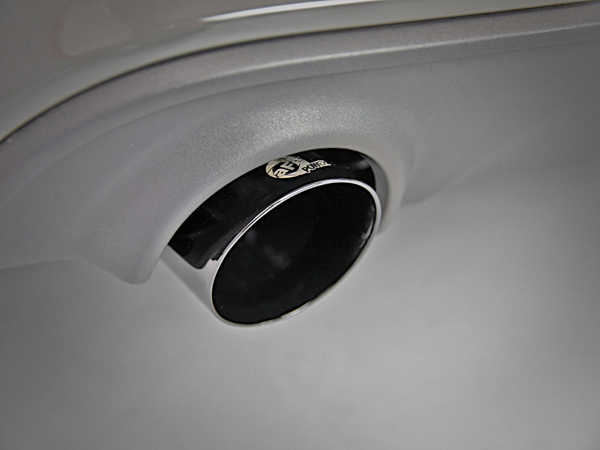 aFe MACH Force-XP 4-1/2in Black OE Replacement Exhaust Tips - 15-19 Dodge Charger/Hellcat