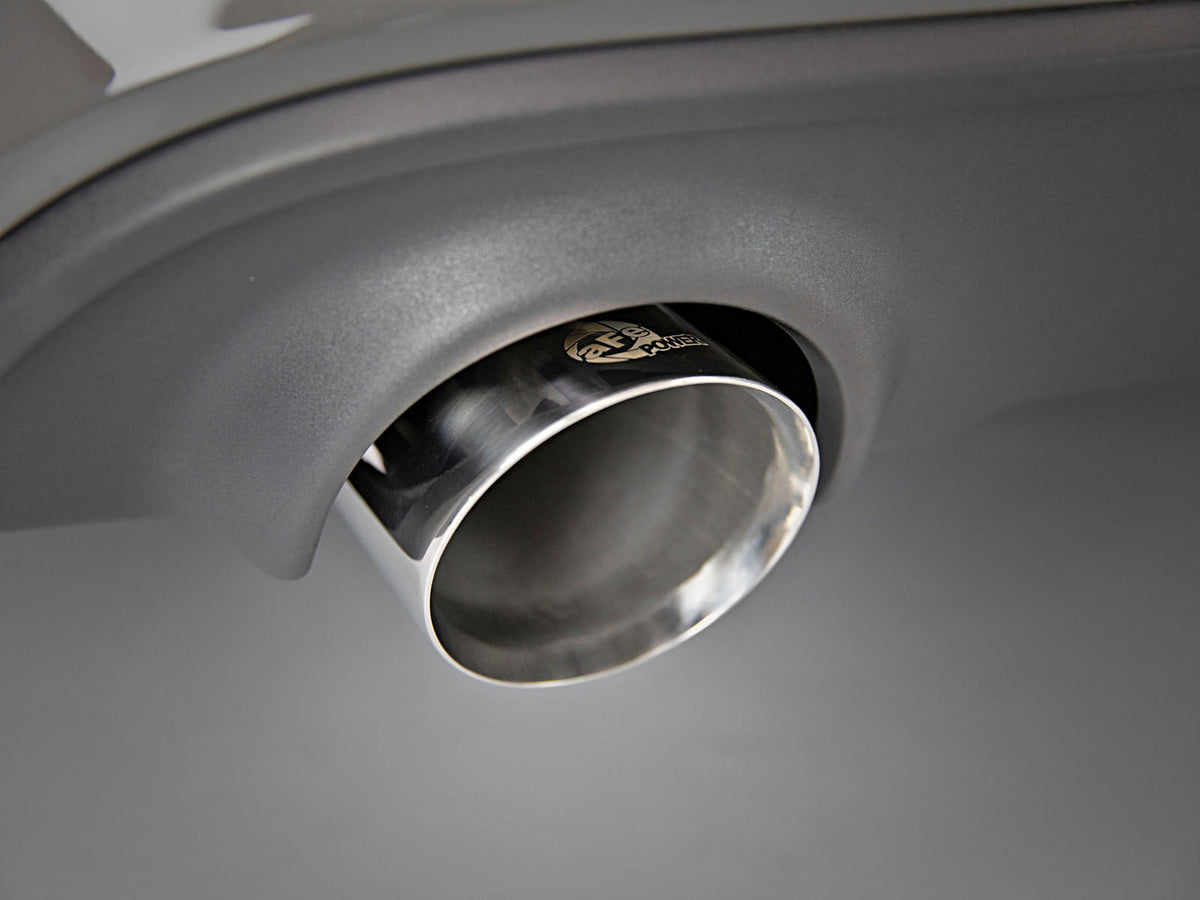 aFe MACH Force-XP 4-1/2in Polished OE Replacement Exhaust Tips - 15-19 Dodge Charger/Hellcat