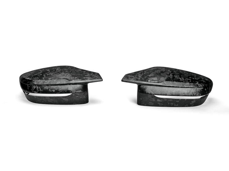 Akrapovic BMW M2 Coupe (G87) Chopped Carbon Fiber Mirror Cap Set - Matte