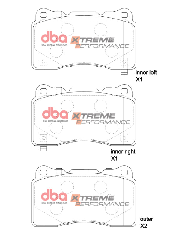 DBA 2022+ Honda Civic Type-R (FL5) XP Performance Front Brake Pads