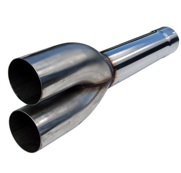 MBRP Universal (not 6.4L Ford Chevy LMM or 6.6L Dodge) Dual Muffler Delete Pipe 4 Inlet /Outlet 27