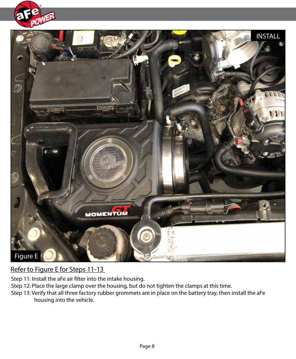 aFe Momentum GT Pro DRY S CAI System 12-18 Jeep Wrangler (JK) V6-3.6L (Only Models w/Sprintex S/C)