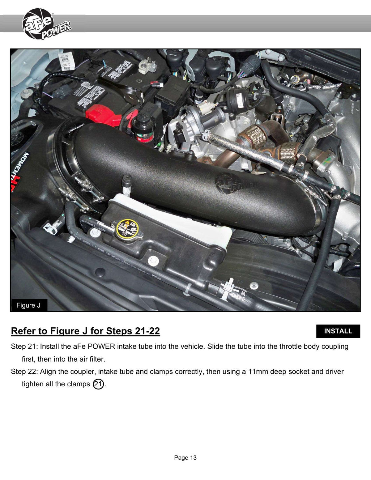 aFe 20-24 Ford Diesel Trucks V8-6.7L (td) Momentum HD Cold Air Intake System w/ Pro DRY S Filter