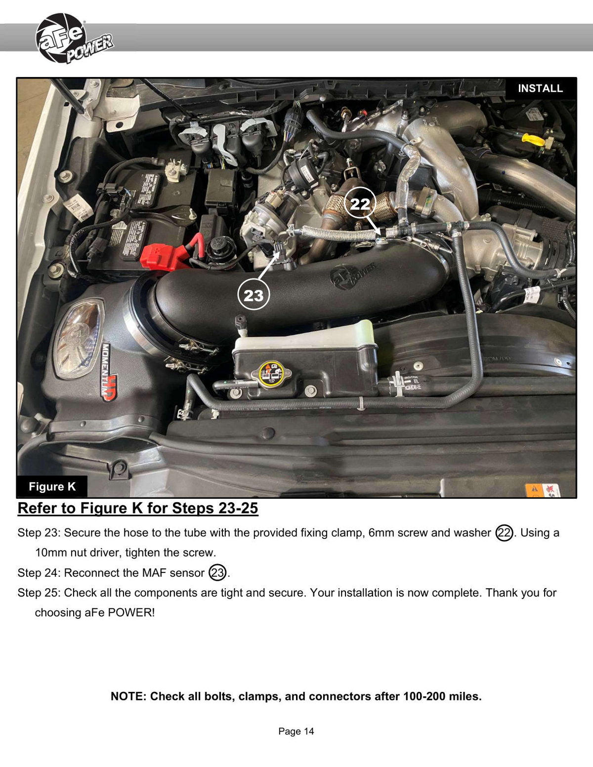 aFe 20-24 Ford Diesel Trucks V8-6.7L (td) Momentum HD Cold Air Intake System w/ Pro DRY S Filter