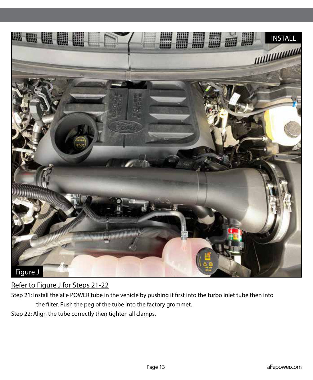 aFe Momentum HD PRO 10R Cold Air Intake System 18-19 Ford F-150V6-3.0L (td)