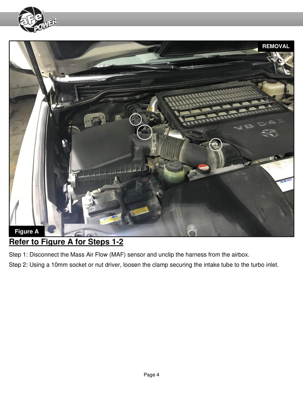 aFe Momentum Sealed Intake Toyota Land Cruiser (J200) 08-21 V8-4.5L (td)