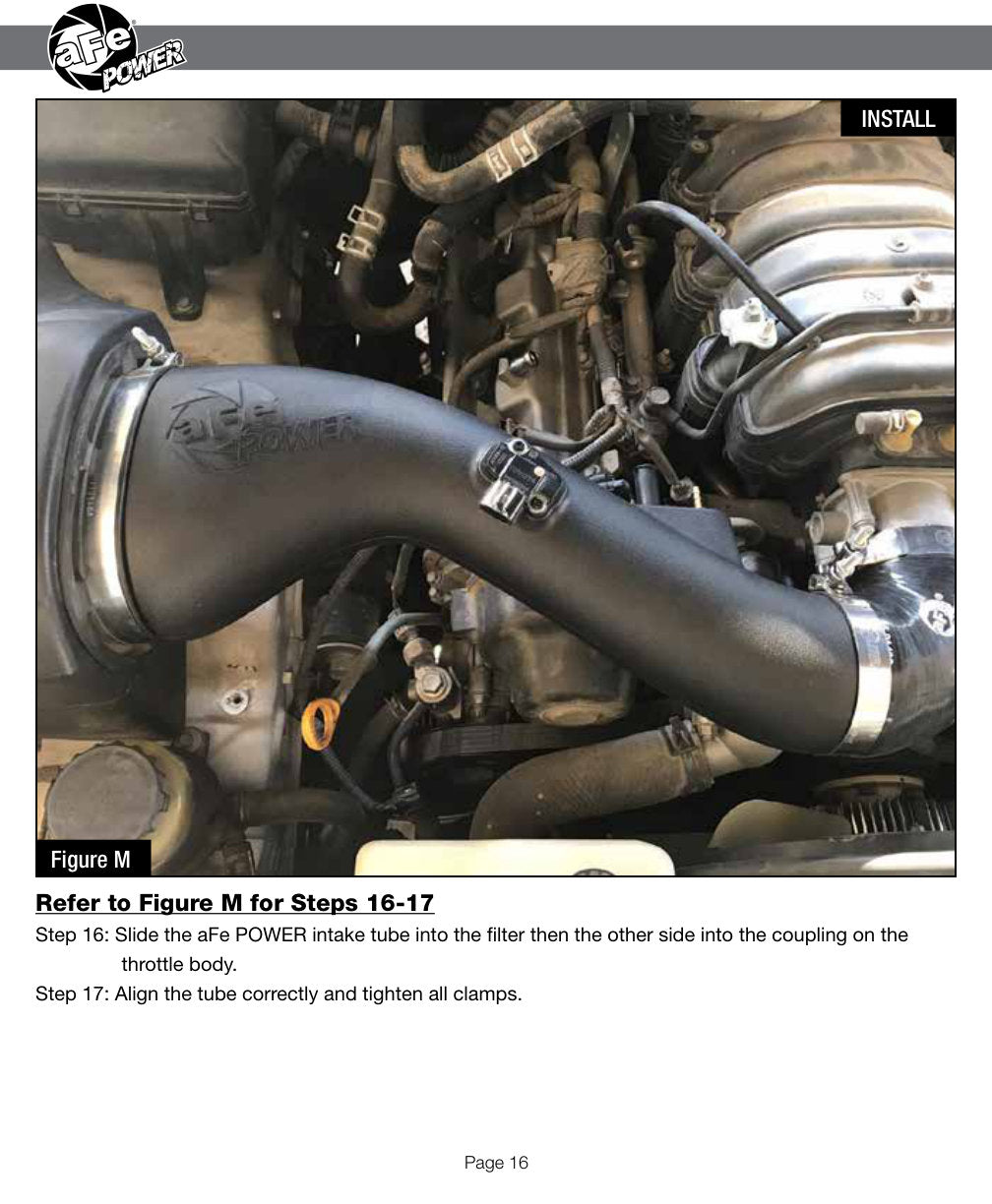 aFe 08-11 Toyota Land Cruiser V8 4.7L Momentum GT Cold Air Intake w/ Pro 5R Media