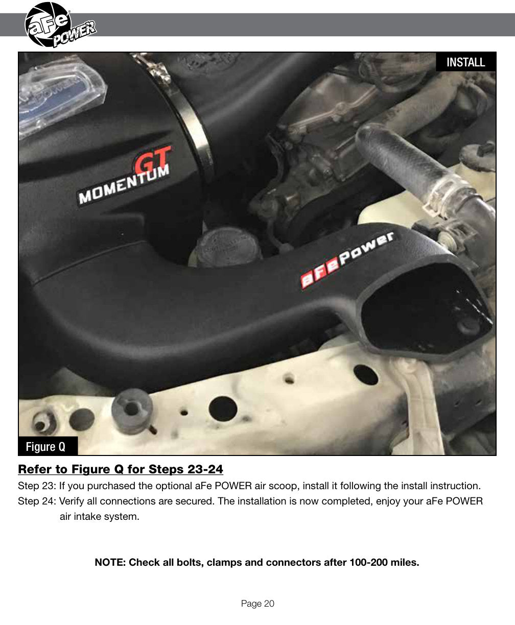 aFe 08-11 Toyota Land Cruiser V8 4.7L Momentum GT Cold Air Intake w/ Pro 5R Media