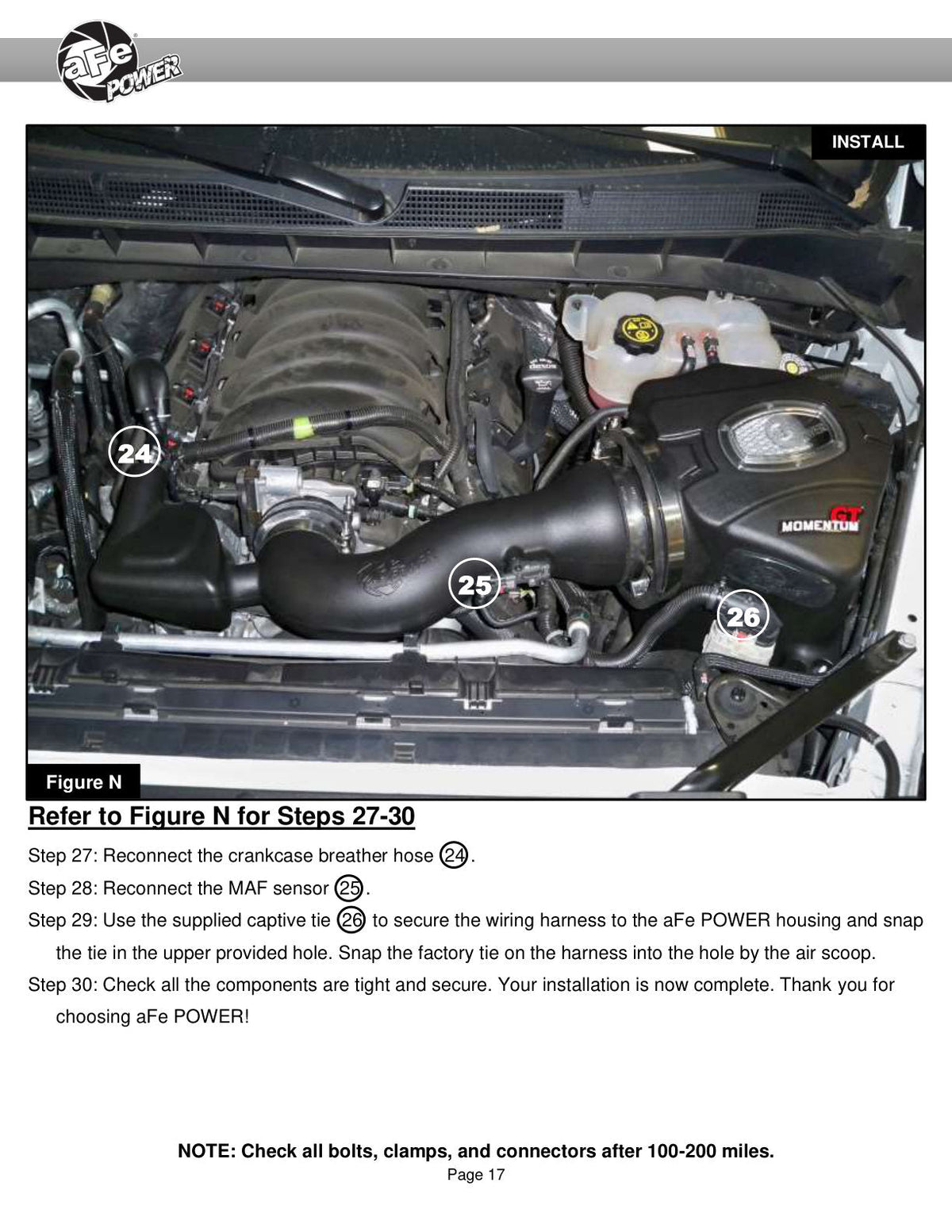 aFe Momentum GT Pro DRY S Cold Air Intake System 19-21 GM Truck 4.3L V6