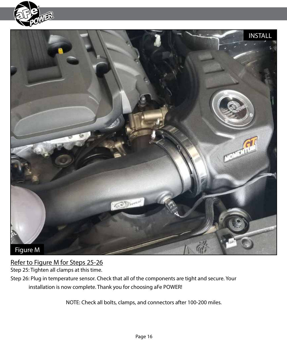 aFe Momentum GT CAIS w/ Pro 5R Media 18-19 Ford Mustang L4-2.3L (t) EcoBoost