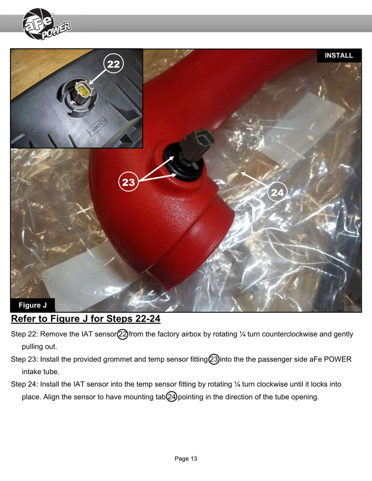 aFe Momentum GT Red Pro Dry S Cold Air Intake System 20-23 Ford Explorer ST V6-3.0L TT