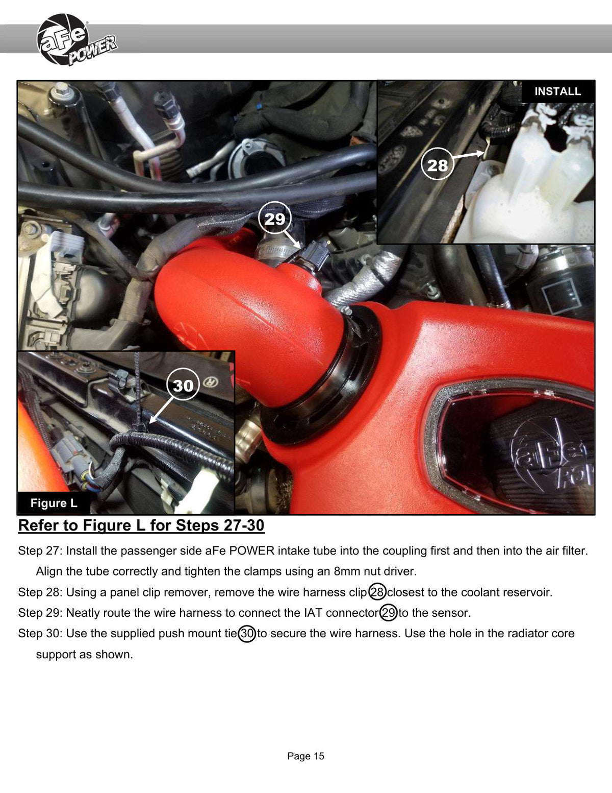 aFe Momentum GT Red Pro Dry S Cold Air Intake System 20-23 Ford Explorer ST V6-3.0L TT