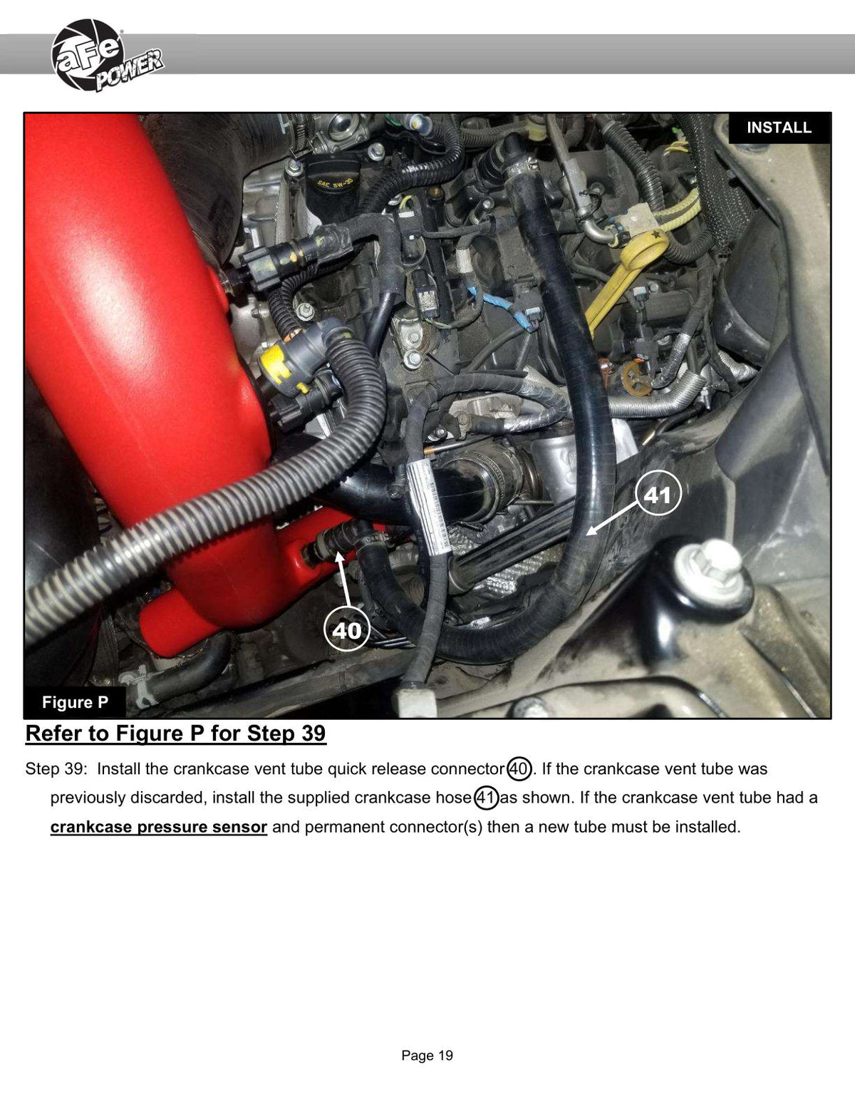 aFe Momentum GT Red Pro Dry S Cold Air Intake System 20-23 Ford Explorer ST V6-3.0L TT