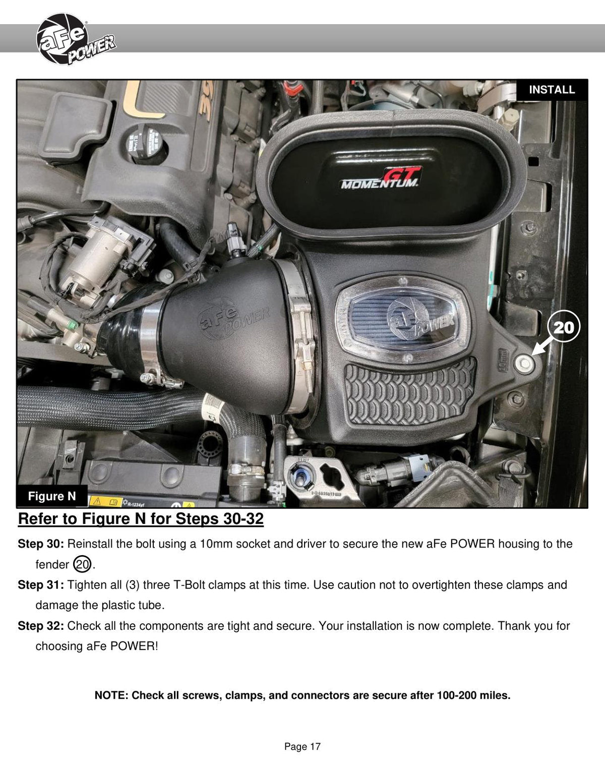 aFe Momentum GT Pro DRY S Cold Air Intake System 21-22 Jeep Wrangler 392 (JL) 6.4L V8