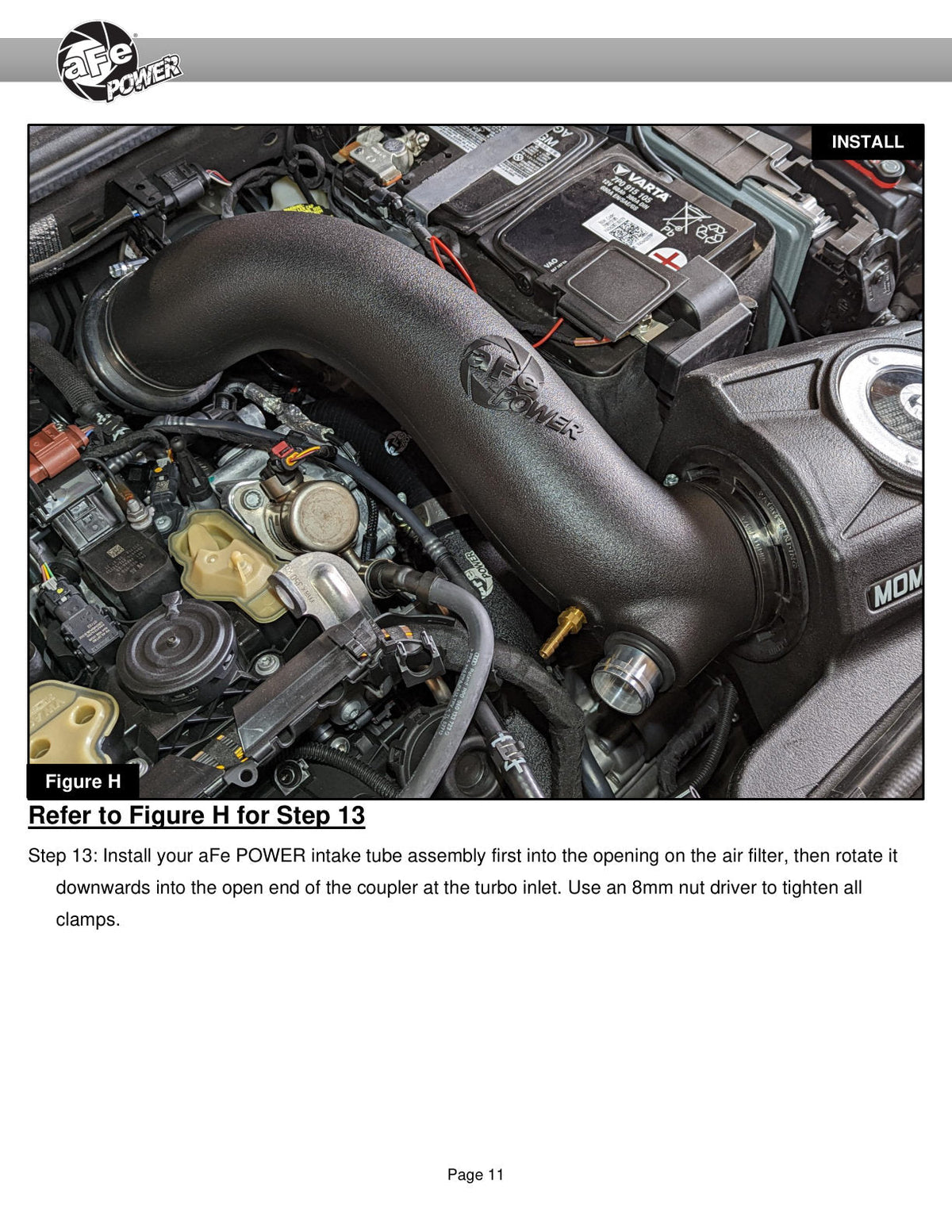 aFe 2022 VW GTI (MKVIII) L4-2.0L (t) Momentum GT Cold Air Intake System w/ Pro DRY S Filter