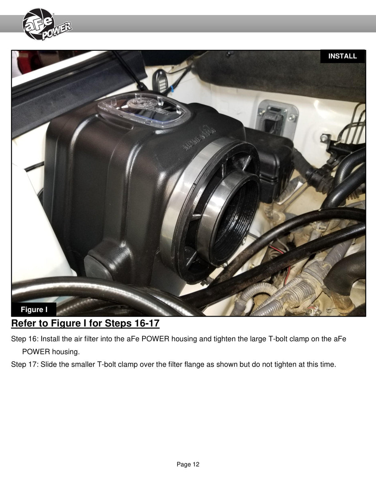 aFe 07-21 Toyota Tundra V8-5.7L w/ Magnuson Supercharger Momentum GT CAIS w/ Pro DRY S Filter