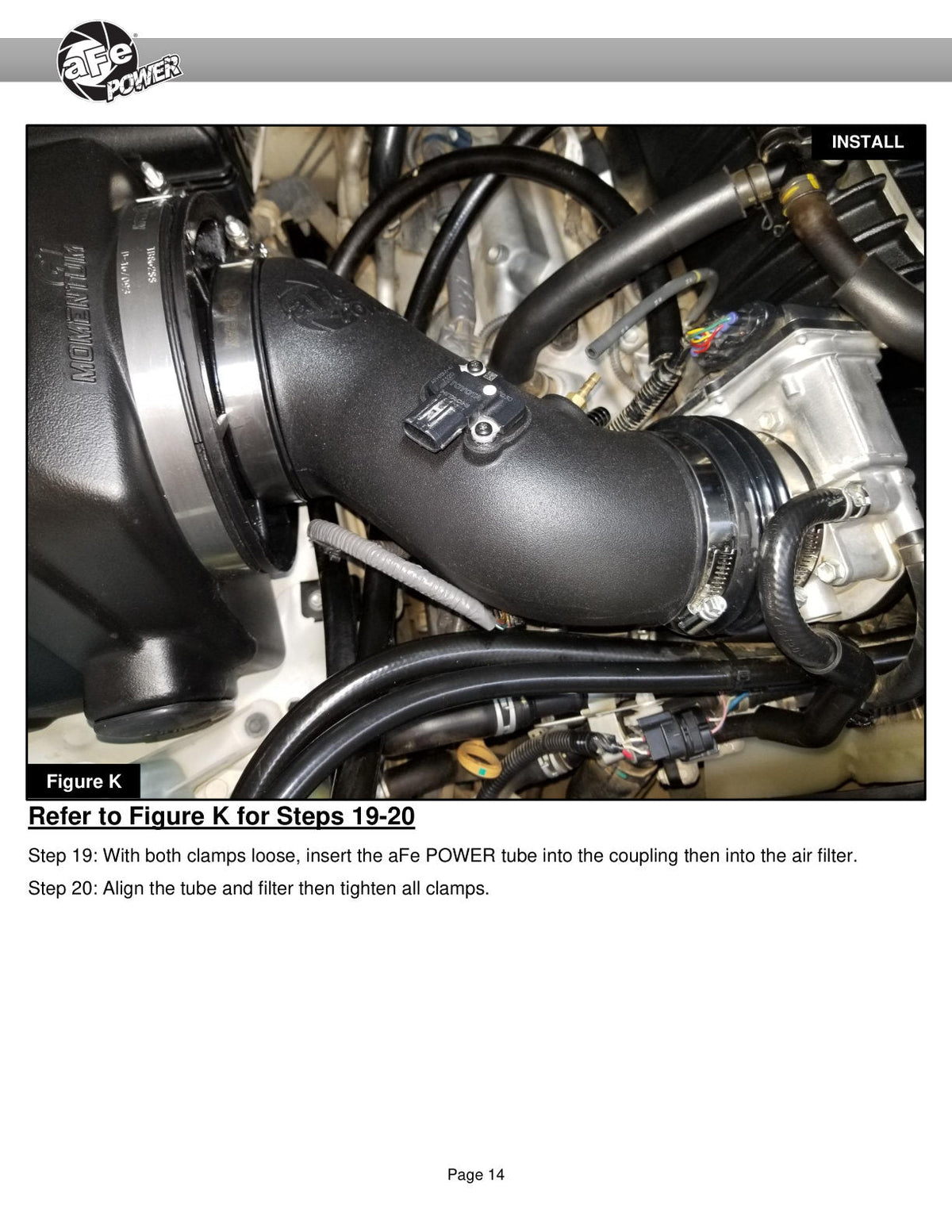 aFe 07-21 Toyota Tundra V8-5.7L w/ Magnuson Supercharger Momentum GT CAIS w/ Pro DRY S Filter
