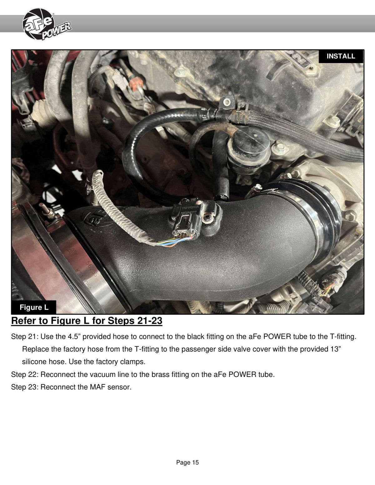 aFe 07-21 Toyota Tundra V8-5.7L w/ Magnuson Supercharger Momentum GT CAIS w/ Pro DRY S Filter