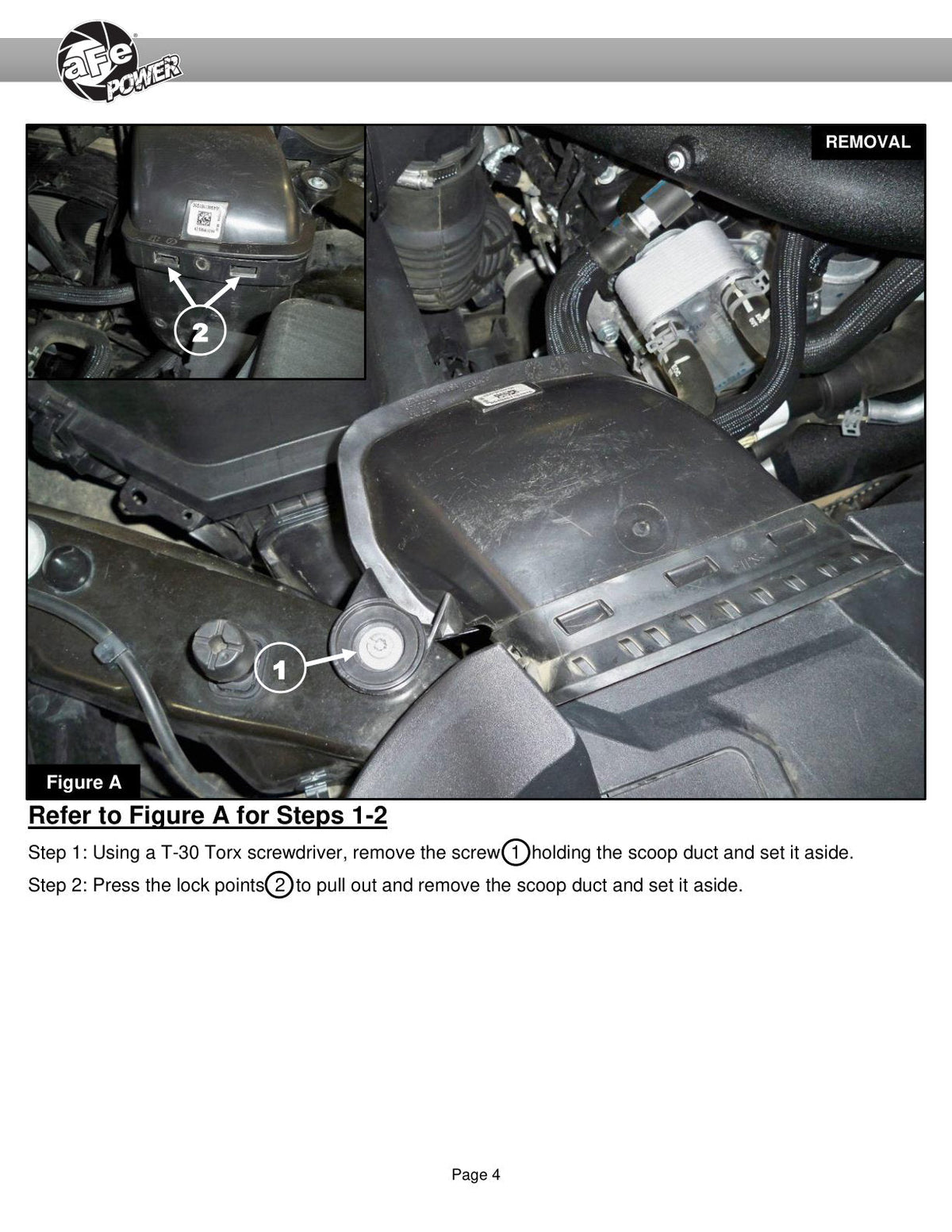 aFe Momentum Sealed Intake Ford Ranger Raptor 24-25 V6-3.0L (tt)