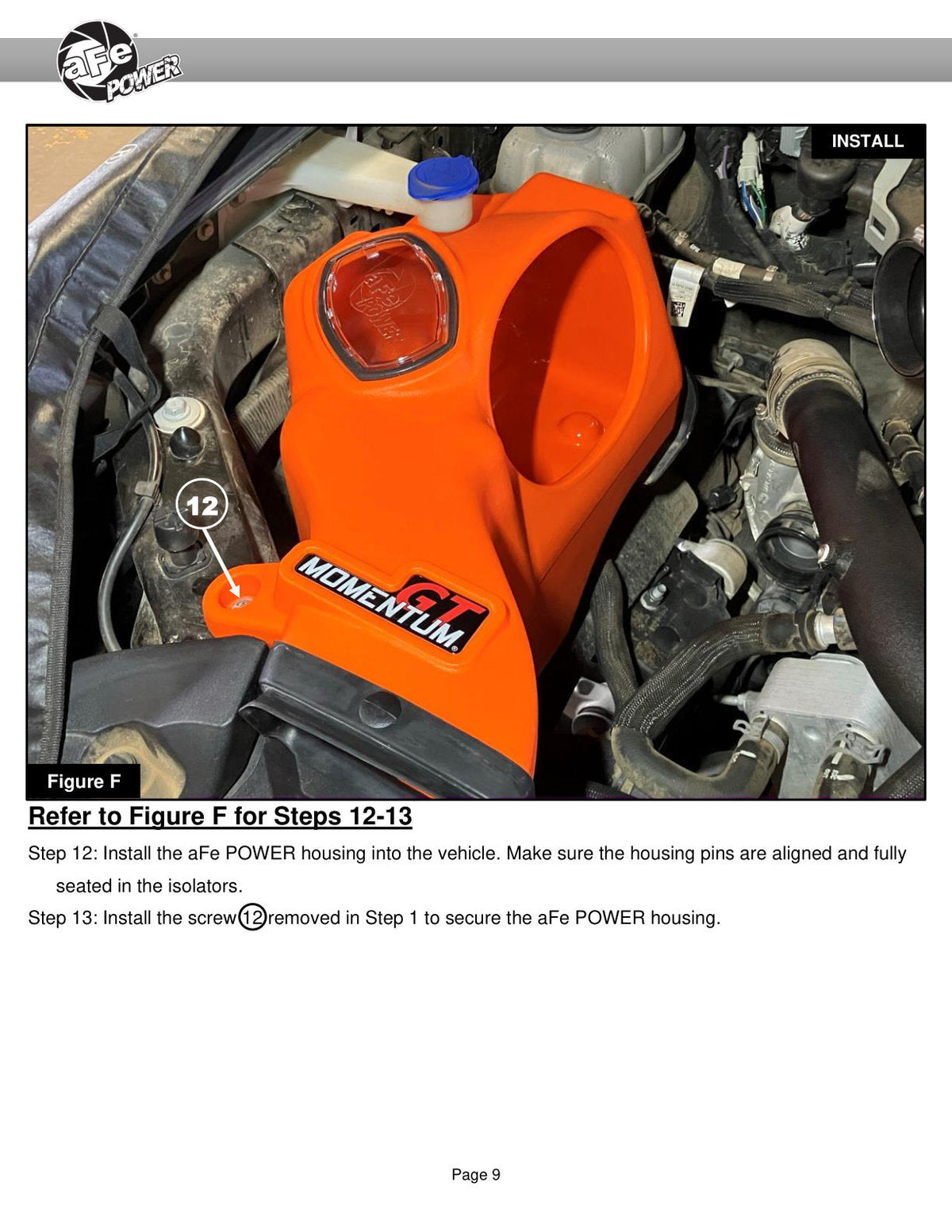 aFe Momentum Sealed Intake Ford Ranger Raptor 24-25 V6-3.0L (tt)