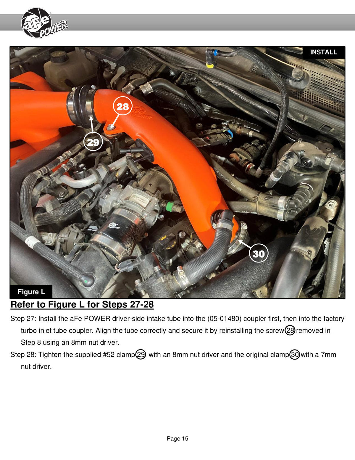 aFe Momentum Sealed Intake Ford Ranger Raptor 24-25 V6-3.0L (tt)