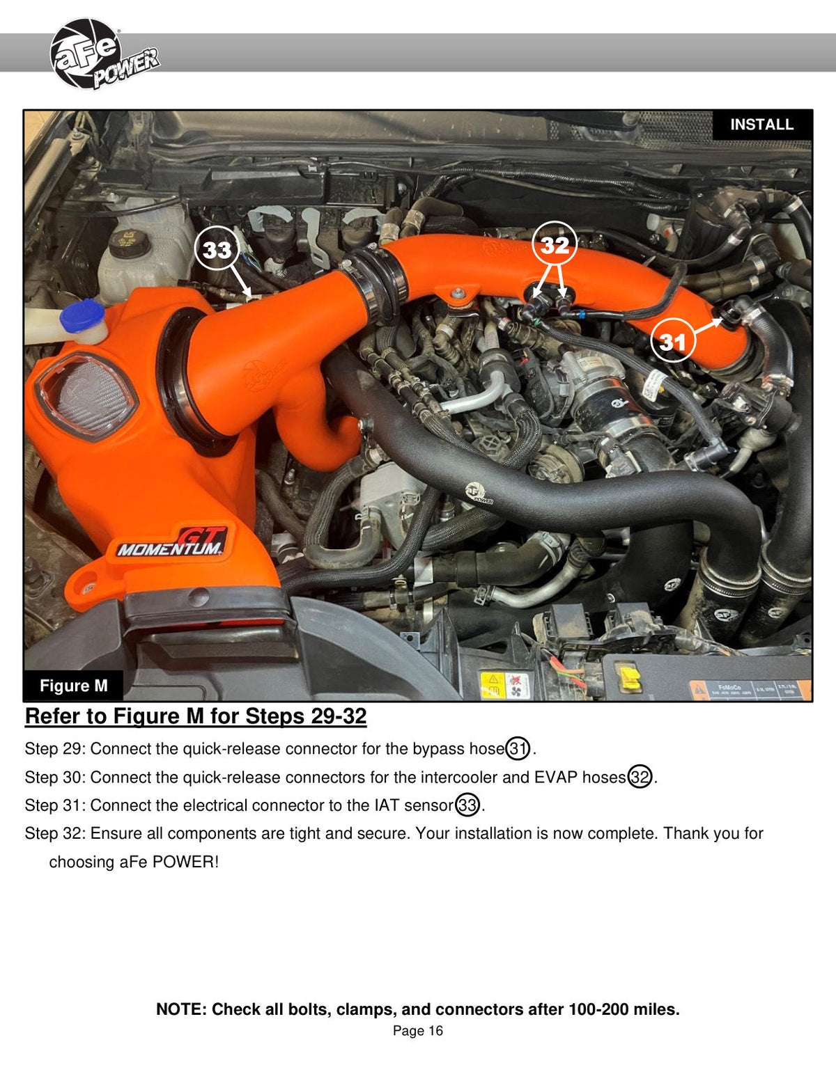 aFe Momentum Sealed Intake Ford Ranger Raptor 24-25 V6-3.0L (tt)