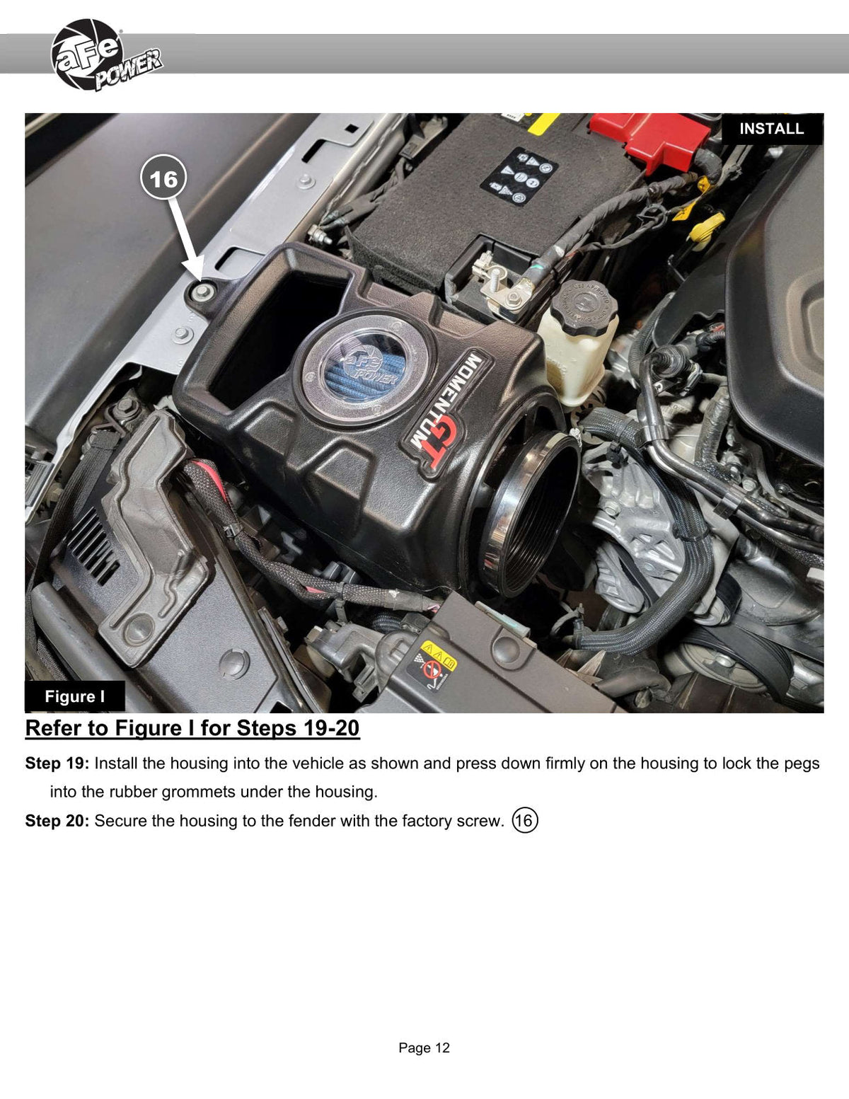 aFe Momentum Sealed Intake w/ Pro DRY S Jeep Wrangler 4xe (JL) 24-25 L4-2.0L (t) Hybrid