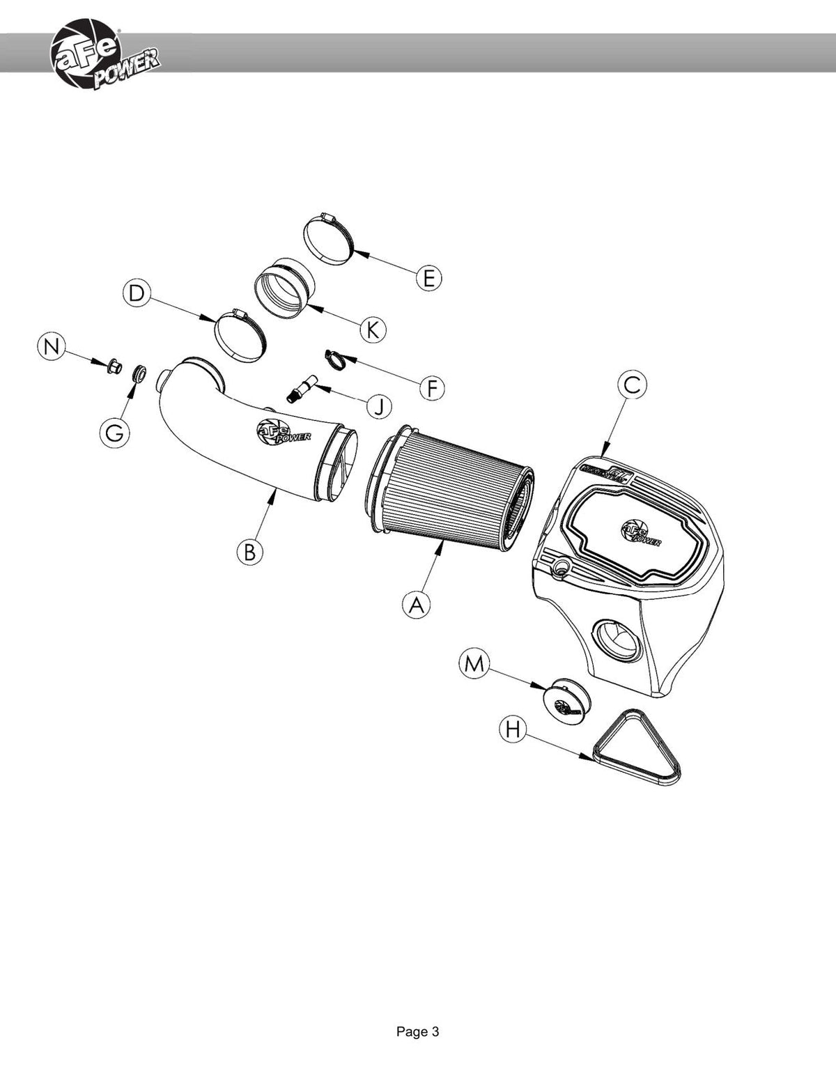 aFe 11-23 Dodge Challenger V8 5.7L Momentum GT Cold Air Intake System w/ Pro 5R Filter