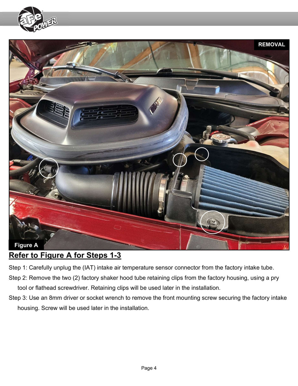 aFe 11-23 Dodge Challenger V8 5.7L Momentum GT Cold Air Intake System w/ Pro 5R Filter