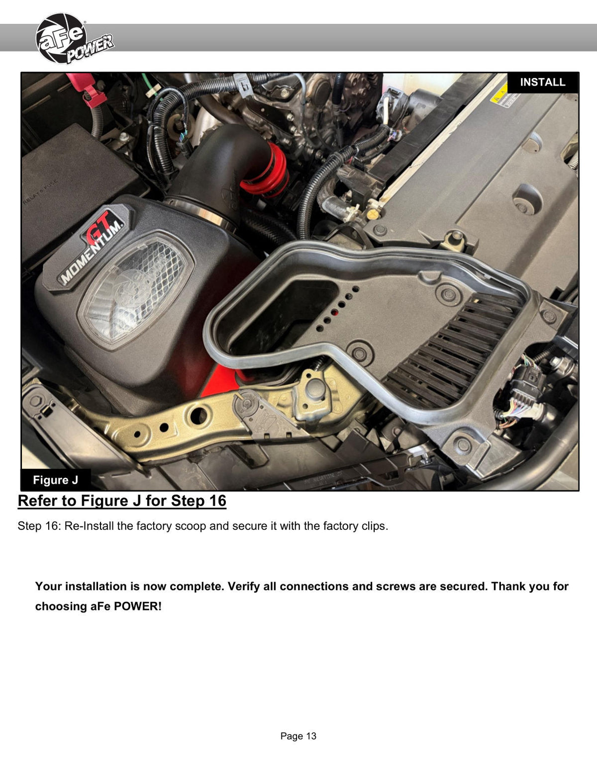 aFe Toyota Tacoma TRD Pro 24-26 / 4R TRD Pro 25-26 L4-2.4L Momentum GT CAI System w/Pro 5R Filter