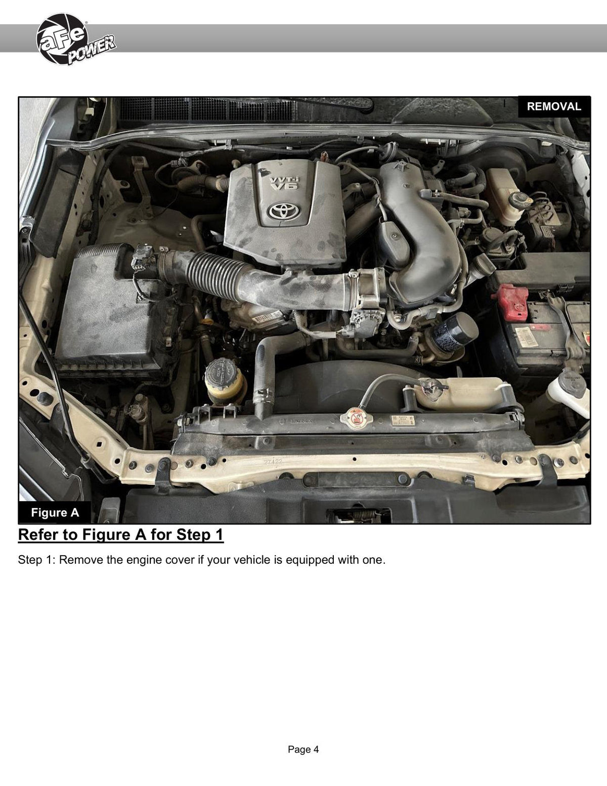 aFe Toyota Hilux 15-25 V6-4.0L Momentum GT Cold Air Intake System w/ Pro 5R Filter