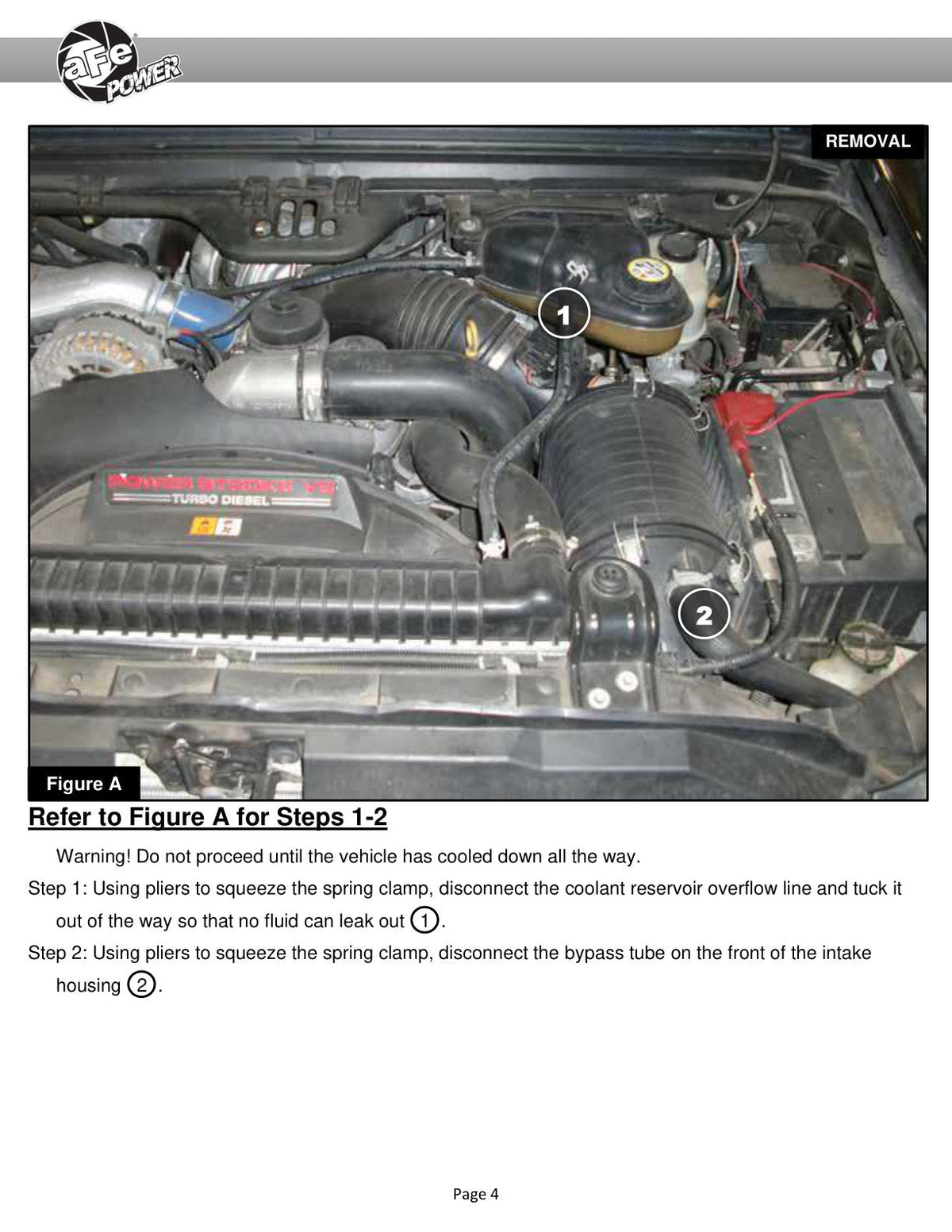 aFe Momentum HD PRO 10R Stage-2 Si Intake 03-07 Ford Diesel Trucks V8-6.0L (td)