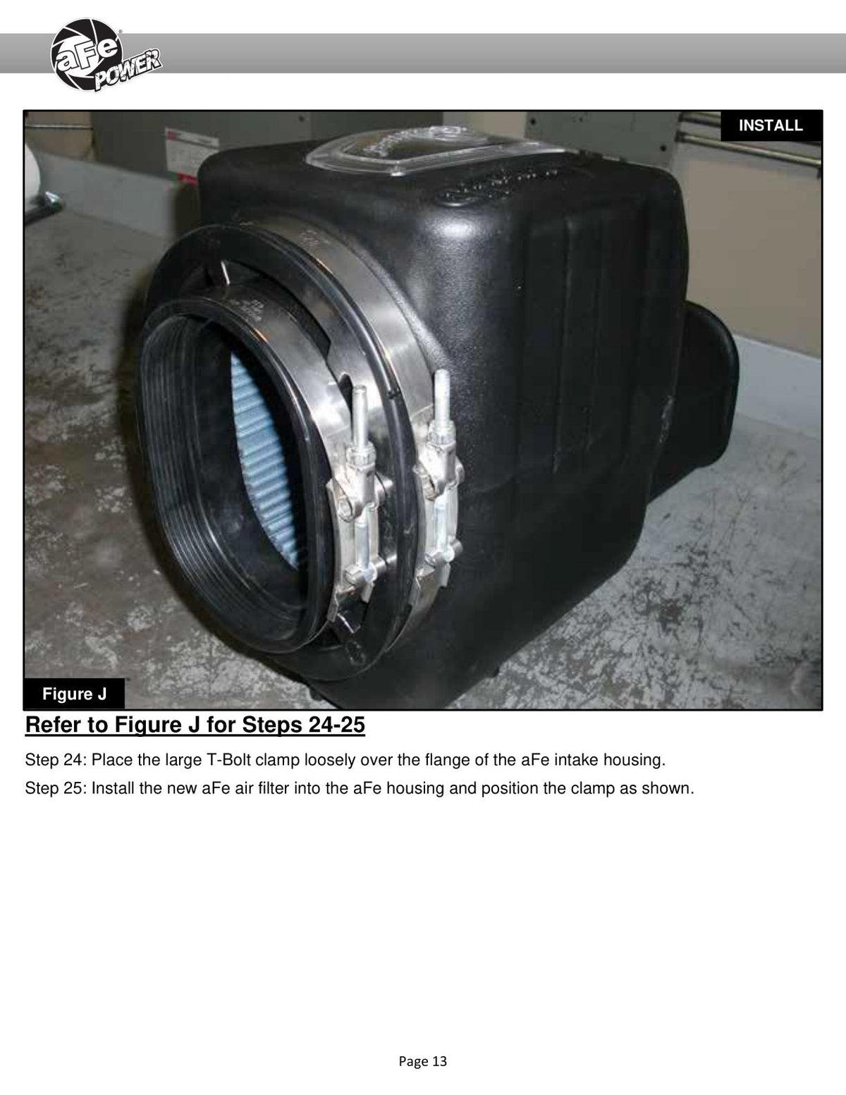 aFe Momentum HD PRO 10R Stage-2 Si Intake 03-07 Ford Diesel Trucks V8-6.0L (td)