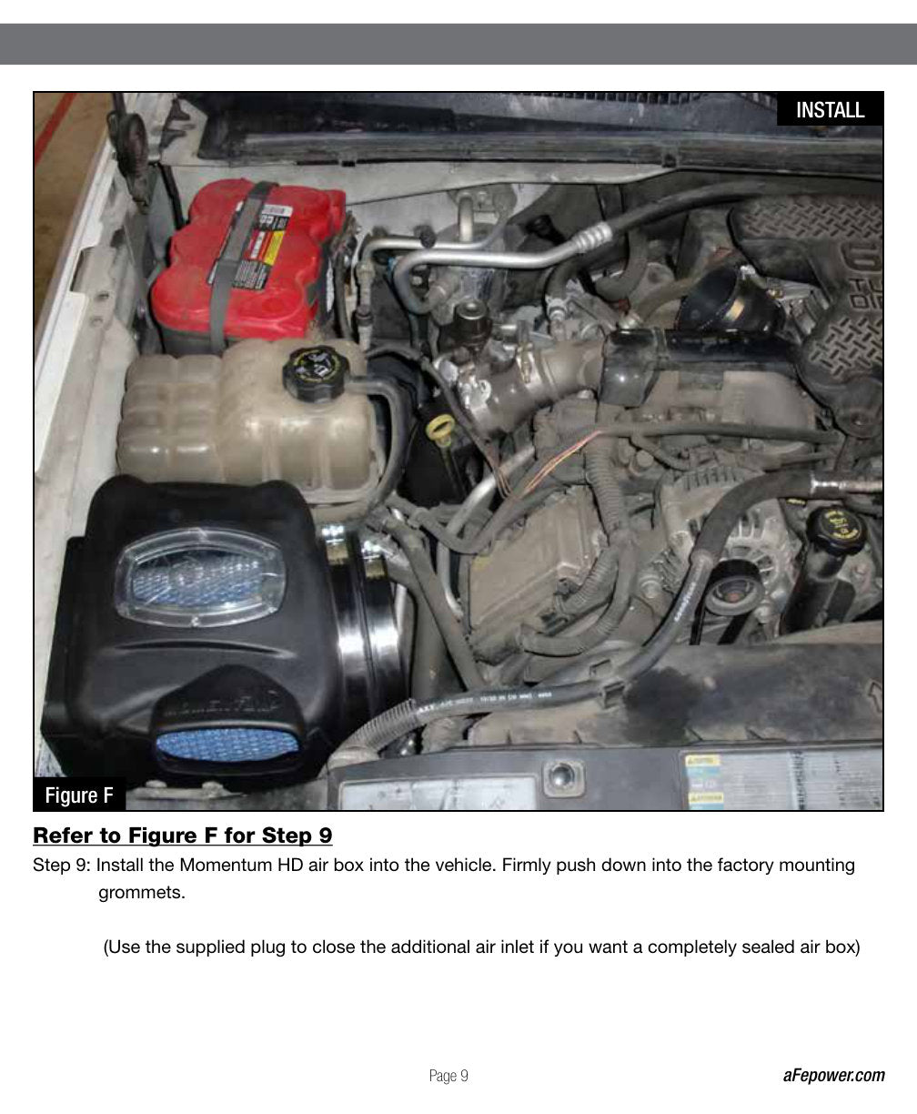 aFe Momentum HD PRO 10R Stage-2 Si Intake 04.5-05 GM Diesel Trucks V8-6.6L LLY