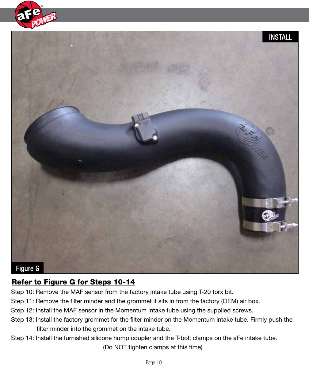 aFe Momentum HD PRO 10R Stage-2 Si Intake 04.5-05 GM Diesel Trucks V8-6.6L LLY