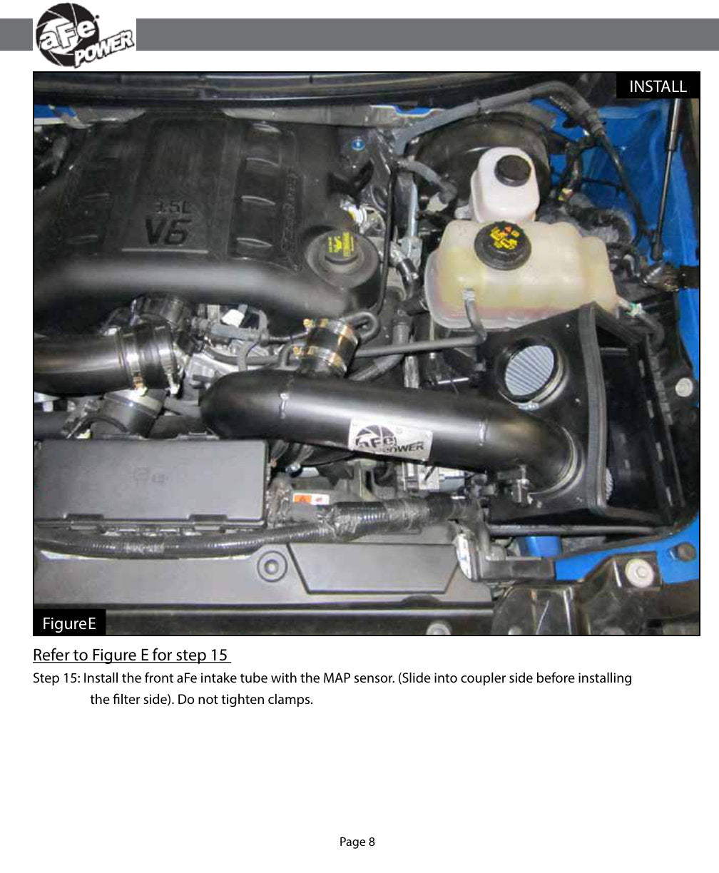 aFe MagnumFORCE Intakes Stage-2 Pro DRY S 11 Ford F-150 V6 3.5L (tt) EcoBoost