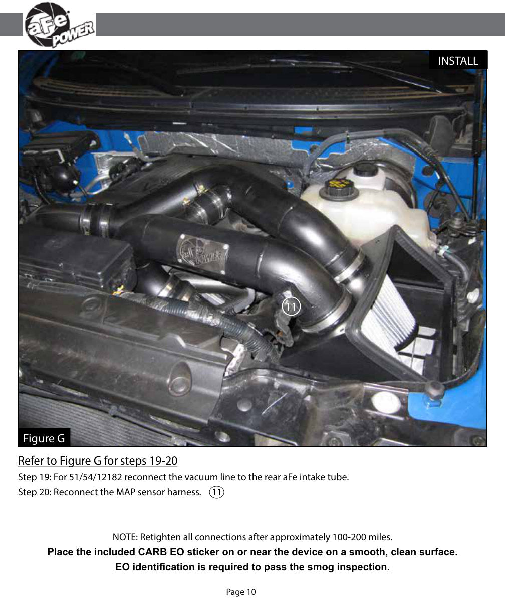 aFe MagnumFORCE Intakes Stage-2 Pro DRY S 11 Ford F-150 V6 3.5L (tt) EcoBoost